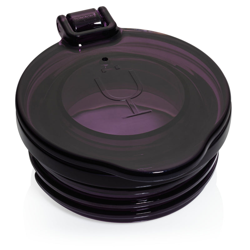 Champagne Flute Replacement Lids | (Clear, Purple & Black) - Secure Bottle Grip